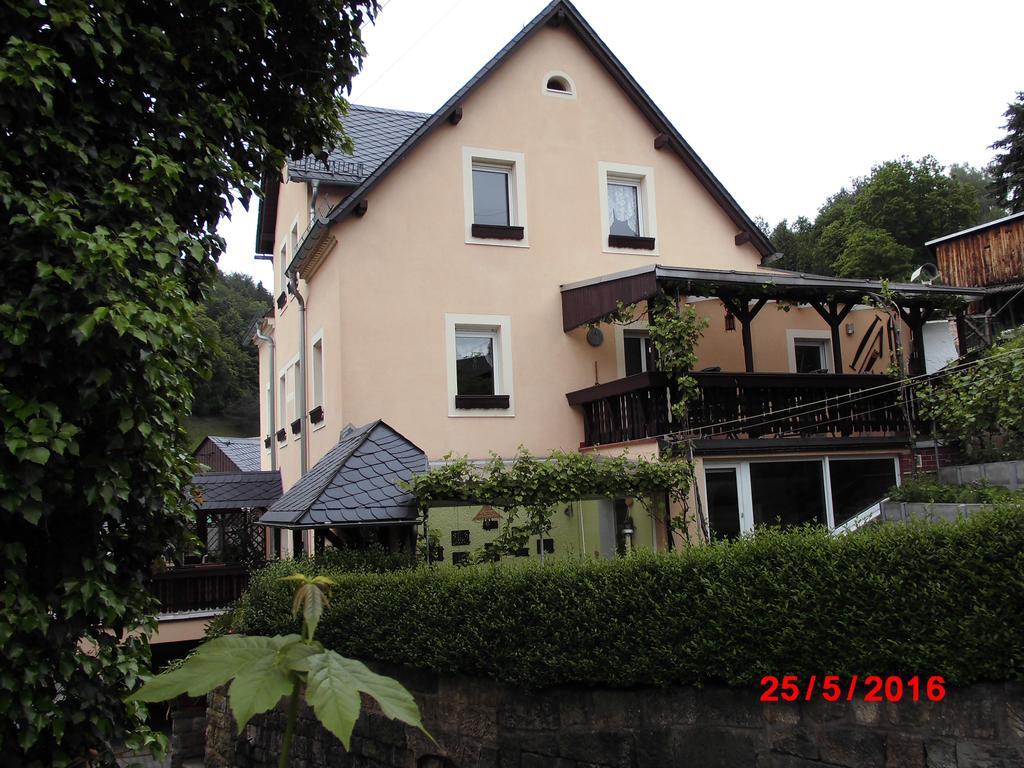 Ferienwohnungen "Gruendelrast" Prossen Exterior photo